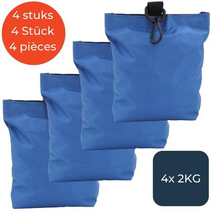 Blauer Sandsack - Set mit 4 Stück à 2 kg