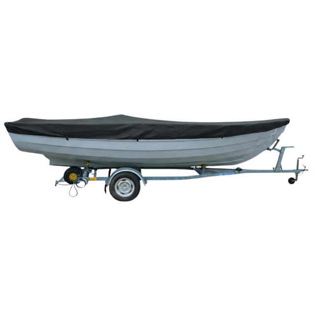Hochwertige Bootsplane Abdeckplane 600D Schwarz